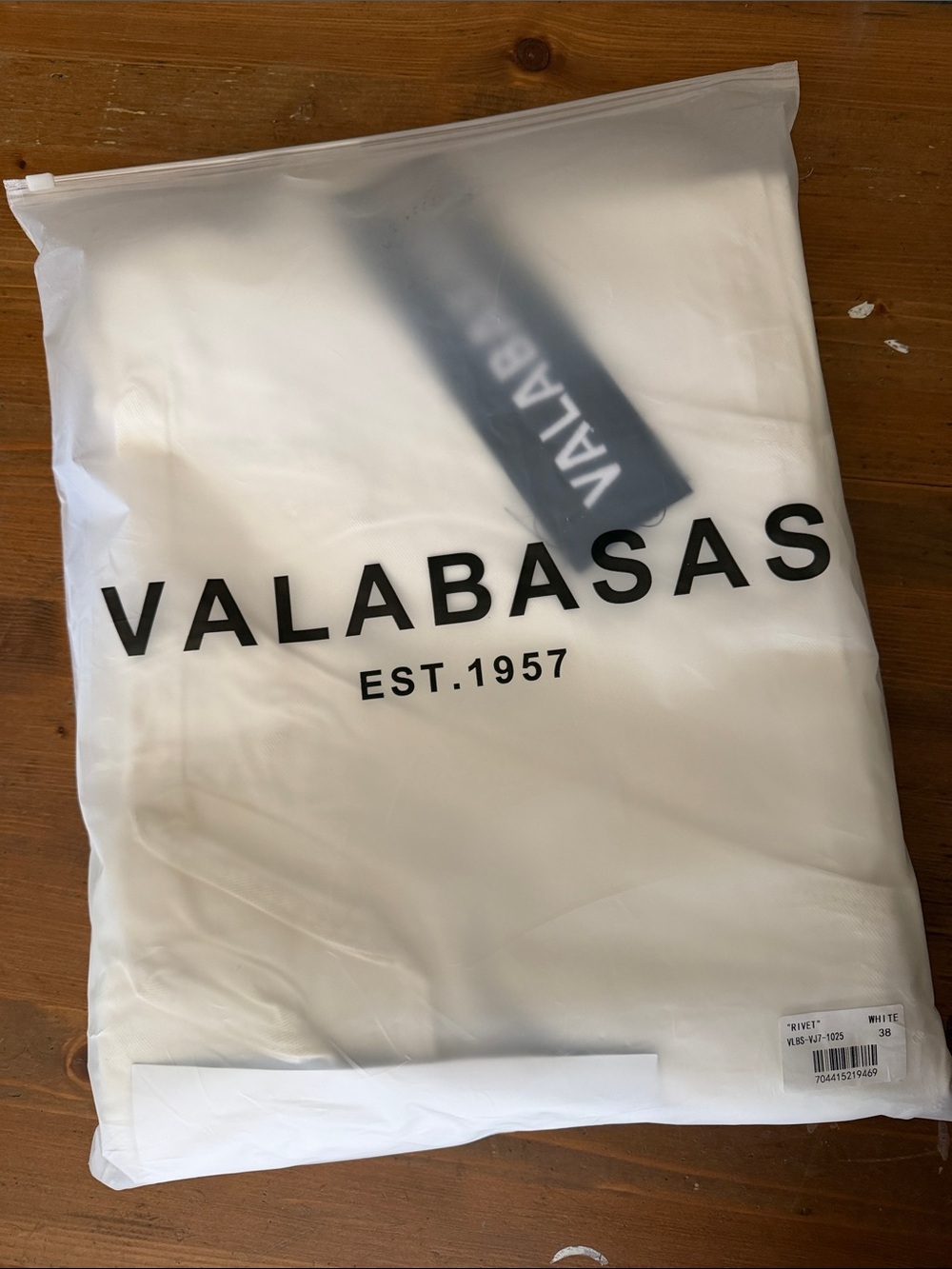 Valabasas White Baggy Jeans